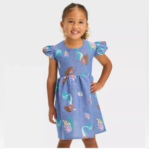 Disney Princess The Little Mermaid Toddler Girls Dress 2T